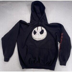 Nightmare Before Christmas Jack Skellington Hoodie Disneyland Resort Large